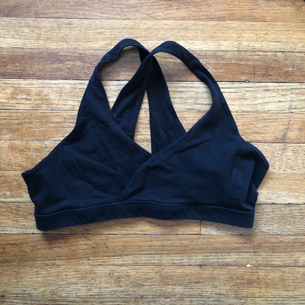 Pact Black Bralette